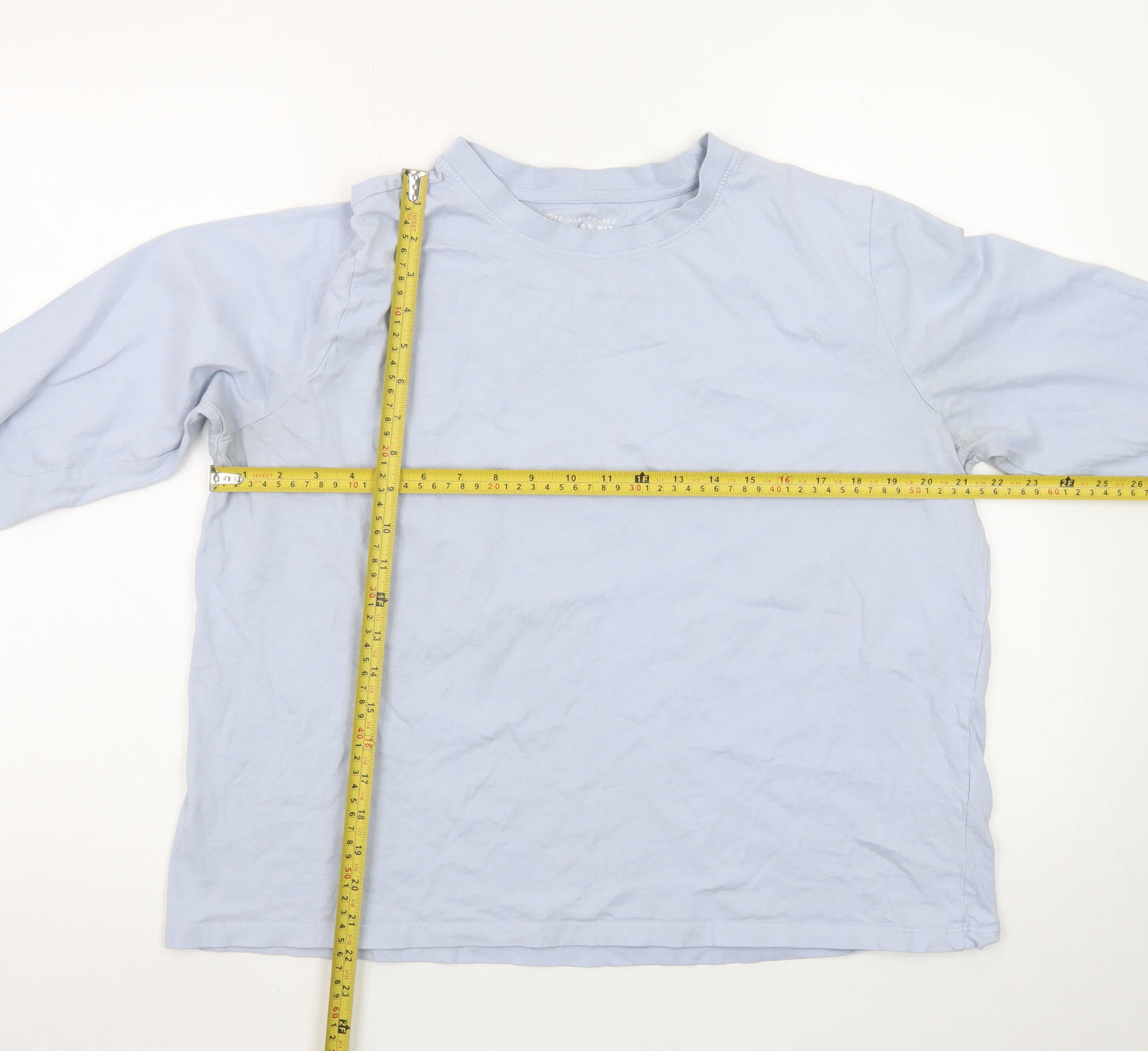 Primark Men’s Blue Long Sleeve Regular Fit T-Shirt XL
