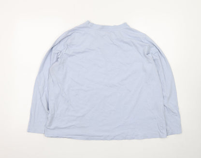 Primark Men’s Blue Long Sleeve Regular Fit T-Shirt XL