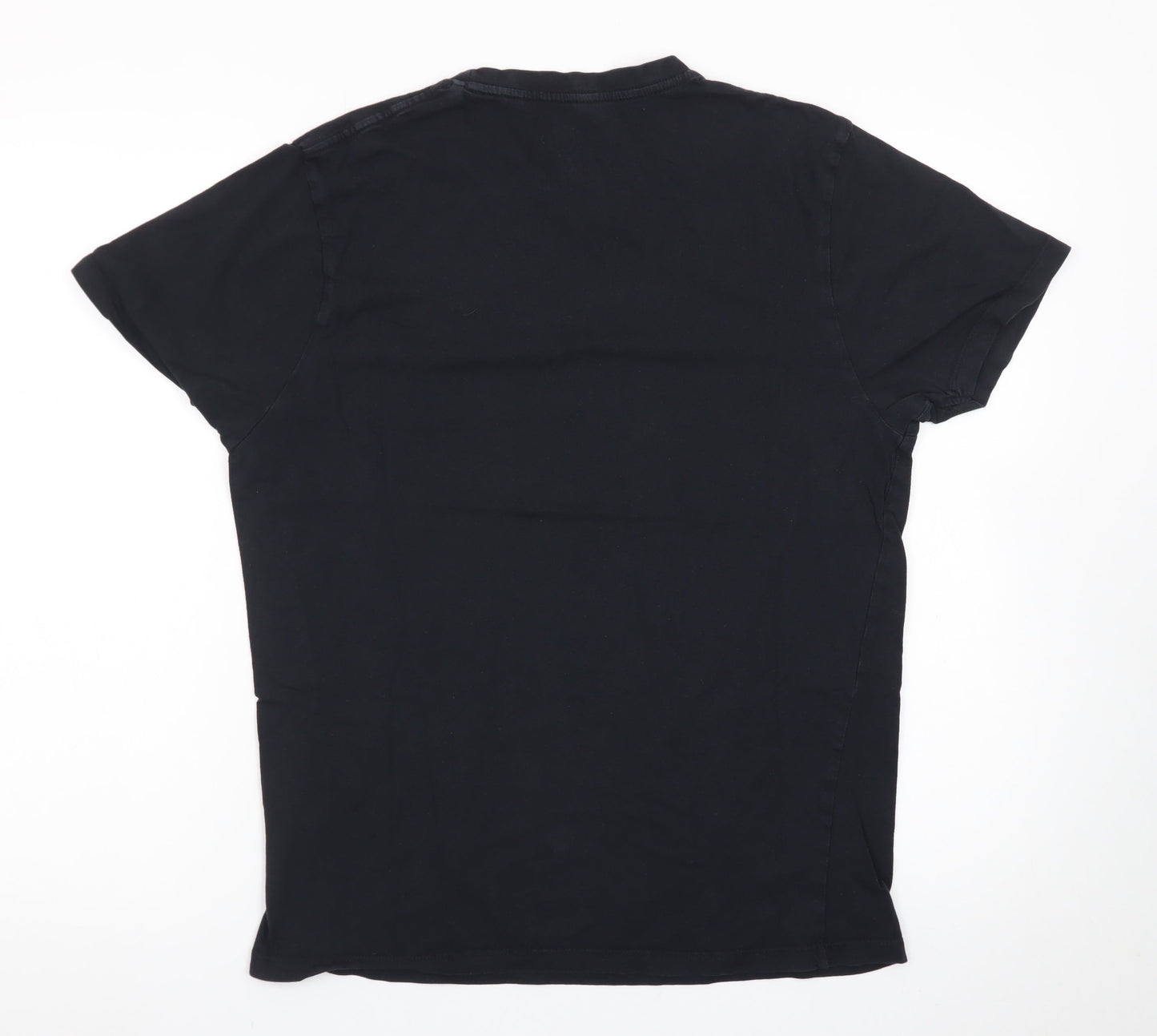 Gold's Gym Men's Black Graphic Print Cotton T-Shirt Size M