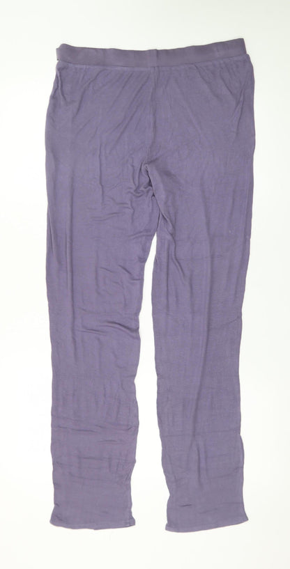Calvin Klein Womens Purple Modal Leggings M Soft Stretch Lounge Trousers