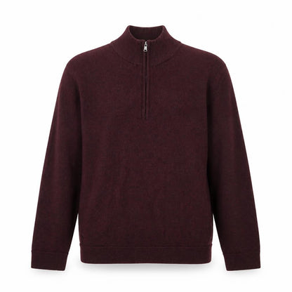 Express Men’s Red Wool Half Zip Jumper XL High Neck