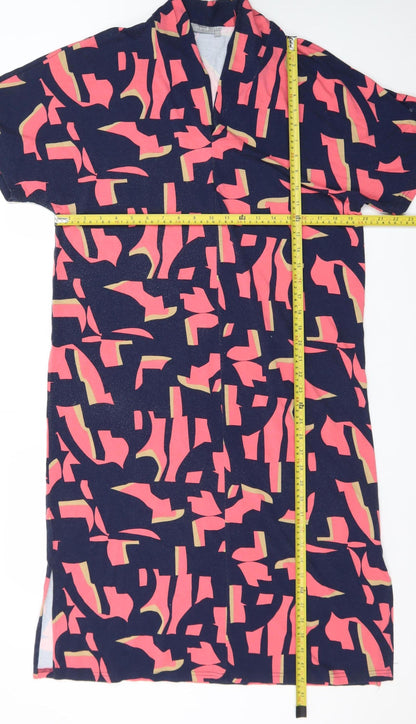Fransa Women’s Multicoloured Geometric Shift Dress Size M