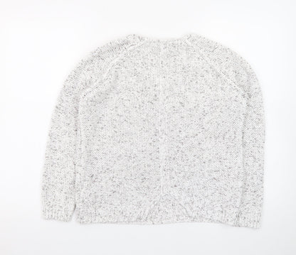 Marks and Spencer Women’s Grey V-Neck Knit Jumper Size 14
