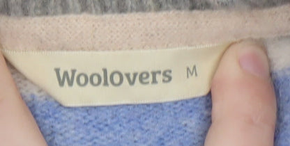 Woolovers Women's Multicoloured Striped Wool Pullover Jumper M