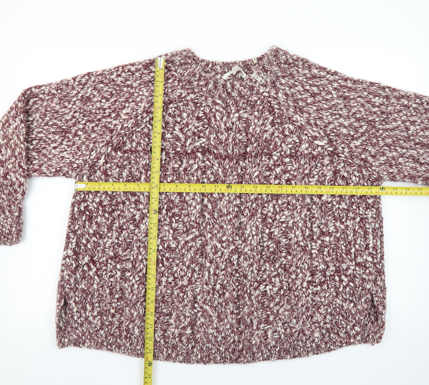 Marks and Spencer Per Una Mens Brown Chunky Knit XL Pullover Jumper
