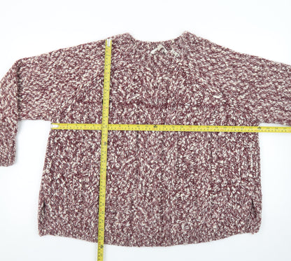 Marks and Spencer Per Una Mens Brown Chunky Knit XL Pullover Jumper