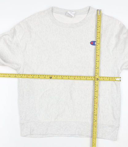 Champion Men's Grey XS Reverse Weave Crew Neck Sweatshirt