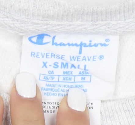 Champion Men's Grey XS Reverse Weave Crew Neck Sweatshirt