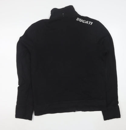 Puma Ducati Men's Black Full Zip Sweatshirt M Motorcycle Sportswear
