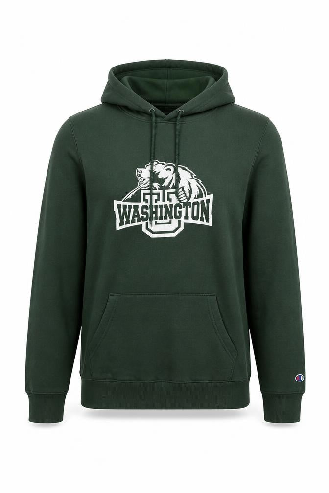 Champion Women's Green Washington Pullover Hoodie Size L