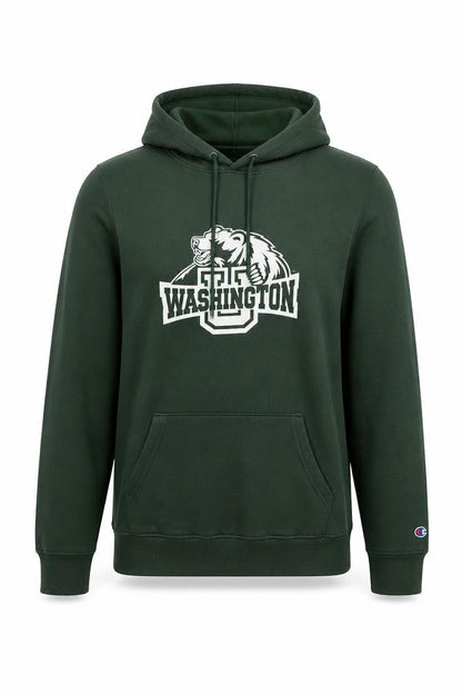 Champion Women's Green Washington Pullover Hoodie Size L