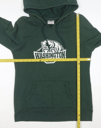 Champion Women's Green Washington Pullover Hoodie Size L