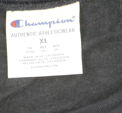 Champion Men's Blue XL Pullover Sweatshirt UCI Logo Crew Neck