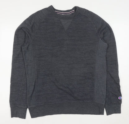 Champion Men's Grey Medium Crew Neck Pullover Sweatshirt