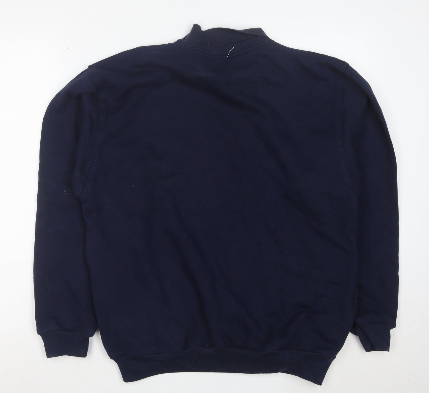 USTA Men's Blue Pullover Sweatshirt M Crew Neck Fleece Vintage
