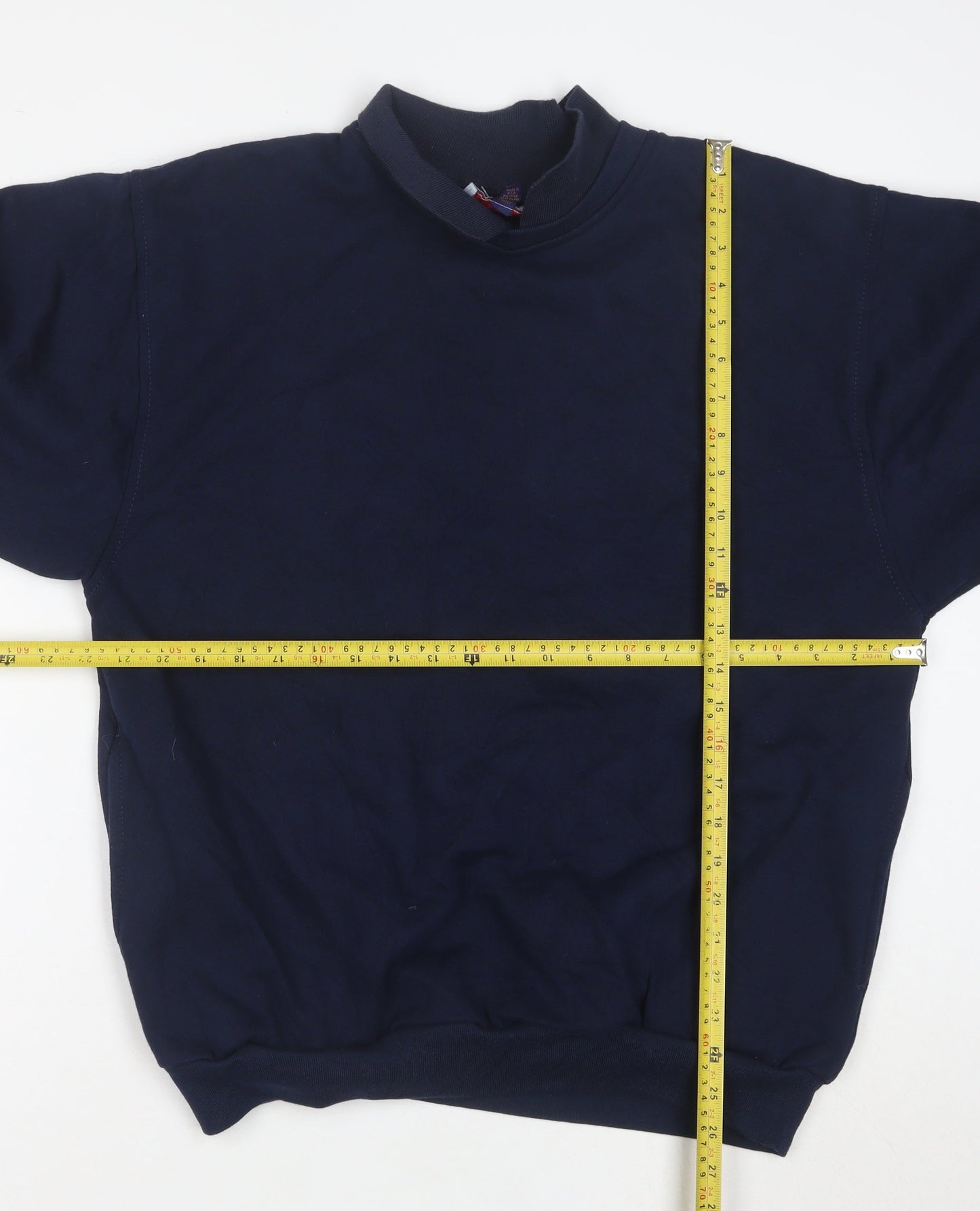 USTA Men's Blue Pullover Sweatshirt M Crew Neck Fleece Vintage