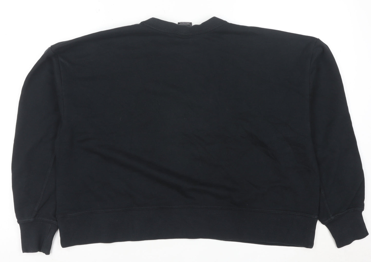 Nike Womens Black L Crew Neck Pullover Sweatshirt