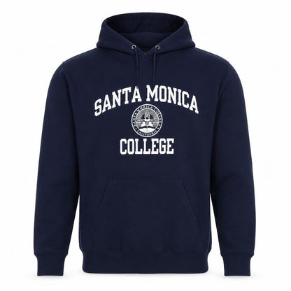 Jerzees Men's Blue Santa Monica College Pullover Hoodie Medium