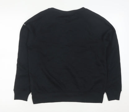 Columbia Men's Black Crew Neck Pullover Sweatshirt S Regular Fit
