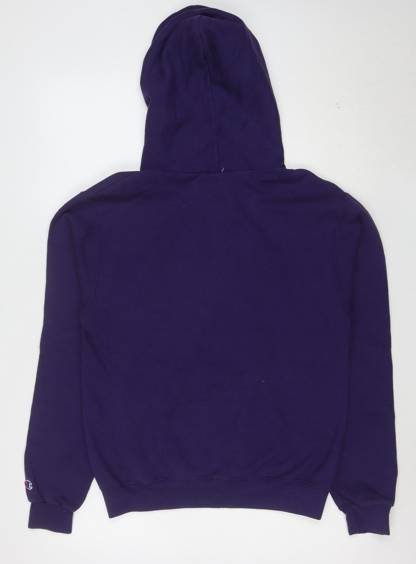 Champion Men's Purple Small Pullover Hoodie James Madison Graphic