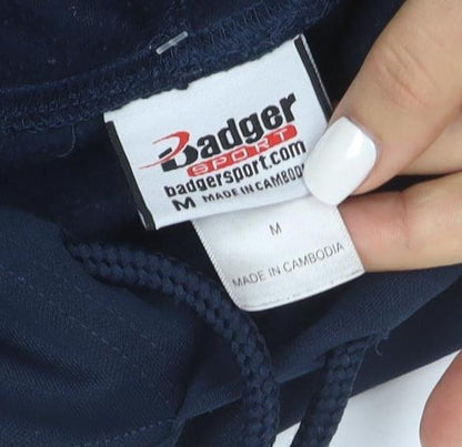 Badger Sport Men's Blue M Pullover Hoodie Maces Soccer Graphic