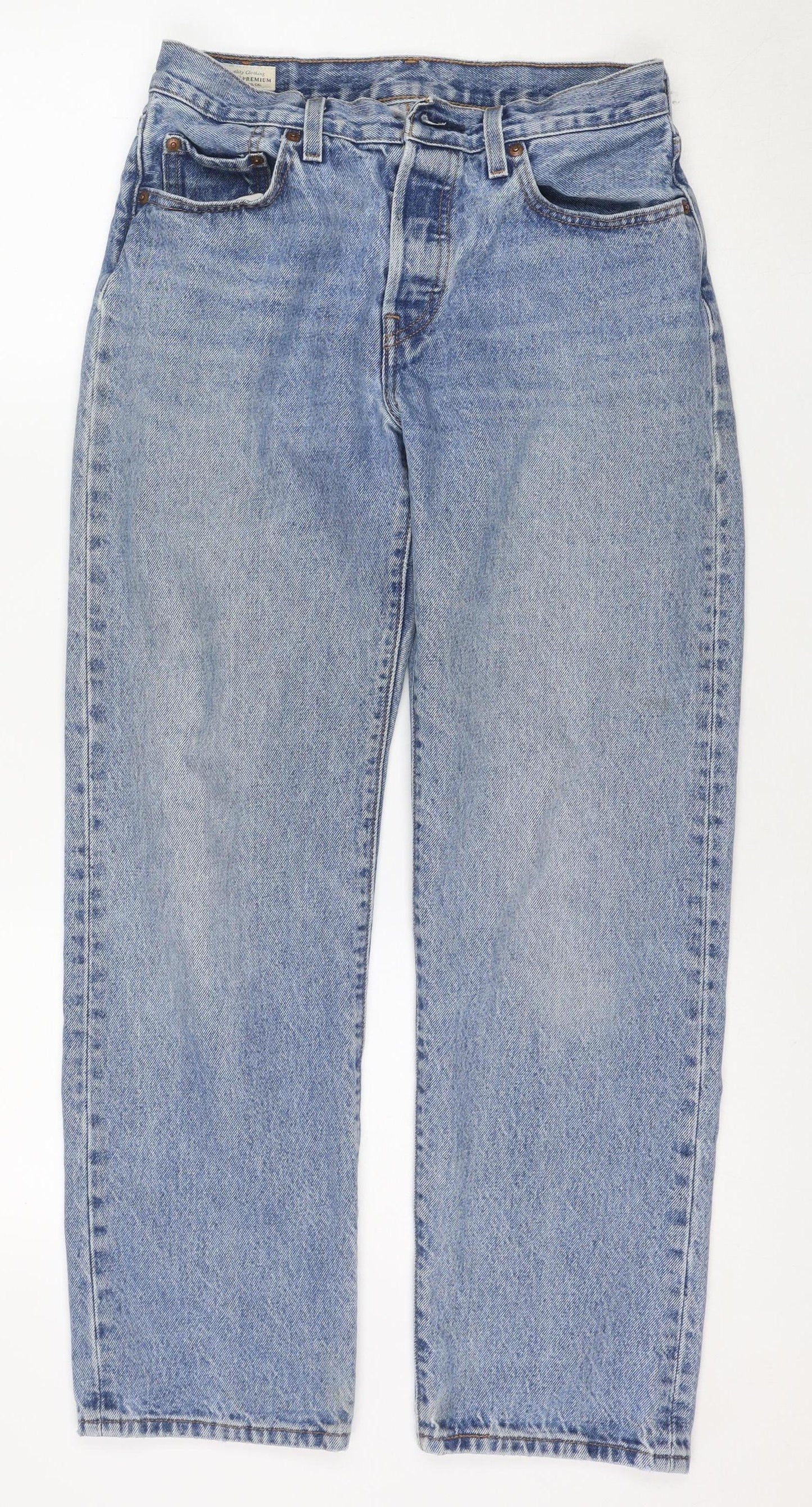 Levi's Premium Women's Blue Straight High Rise Jeans W26 L30