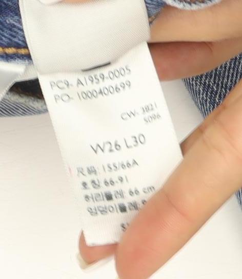 Levi's Premium Women's Blue Straight High Rise Jeans W26 L30