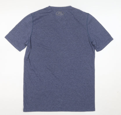 Under Armour Men's Blue HeatGear Fitted Short Sleeve T-Shirt Size S