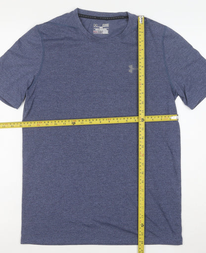 Under Armour Men's Blue HeatGear Fitted Short Sleeve T-Shirt Size S