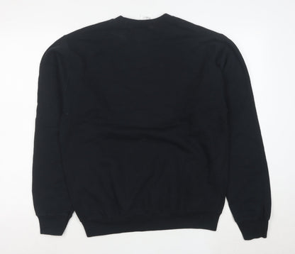 ATC Men's Black Cheerleading Sport Graphic Pullover Sweatshirt M