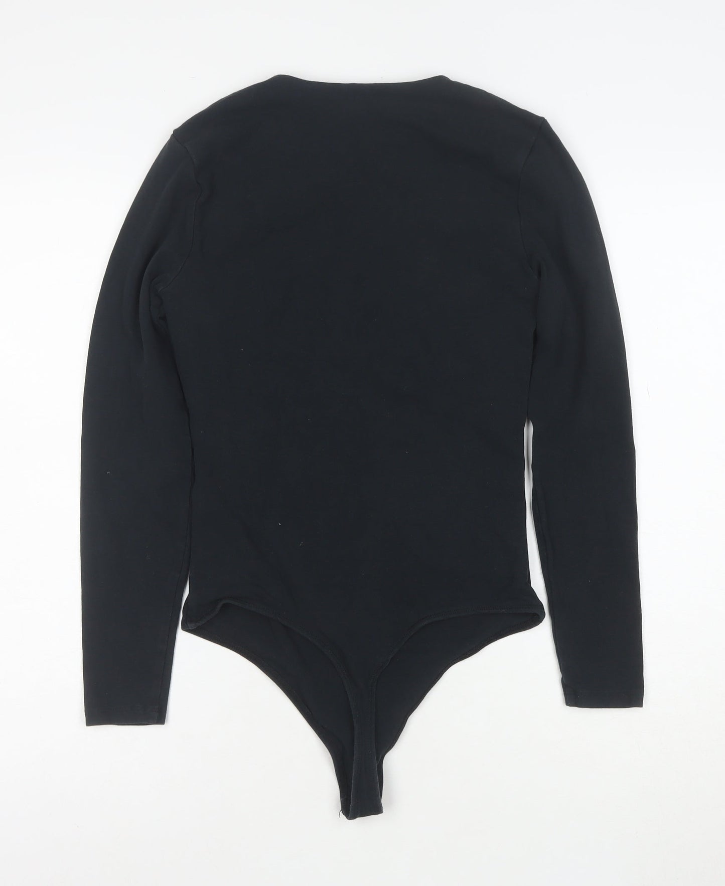 Abercrombie & Fitch Womens Black Long Sleeve Bodysuit Size M
