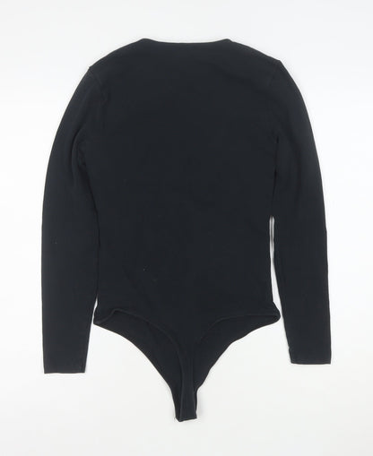 Abercrombie & Fitch Womens Black Long Sleeve Bodysuit Size M