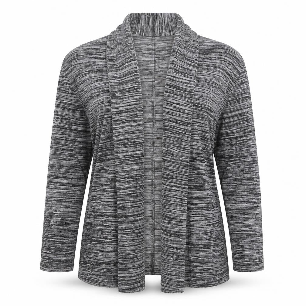 Marks and Spencer Women's Grey Open Front Long Sleeve Cardigan Size 16