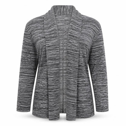 Marks and Spencer Women's Grey Open Front Long Sleeve Cardigan Size 16