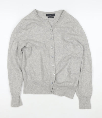 Marks and Spencer Women’s Grey 100% Cashmere Cardigan Size 10