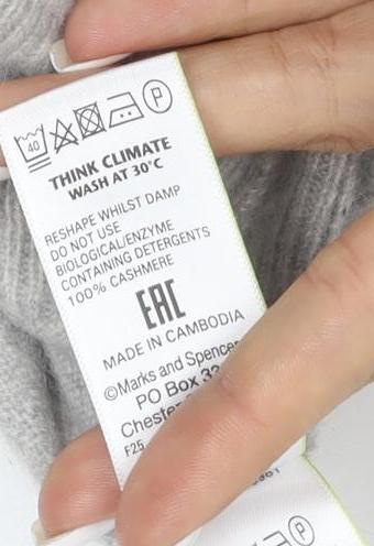 Marks and Spencer Women’s Grey 100% Cashmere Cardigan Size 10