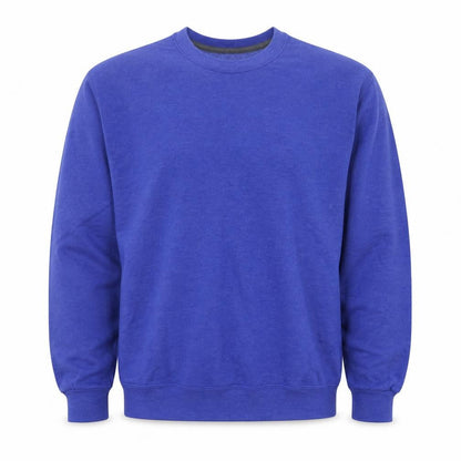 Fruit of the Loom Men's Blue M Pullover Sweatshirt Crew Neck Fleece
