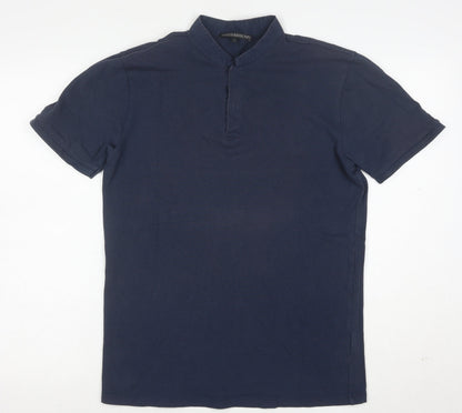Drkshdw For Beautiful People Men's Blue Slim Fit Polo Shirt Size S