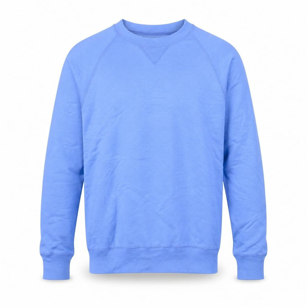 Hanes Men's Blue Crew Neck Pullover Sweatshirt Size S