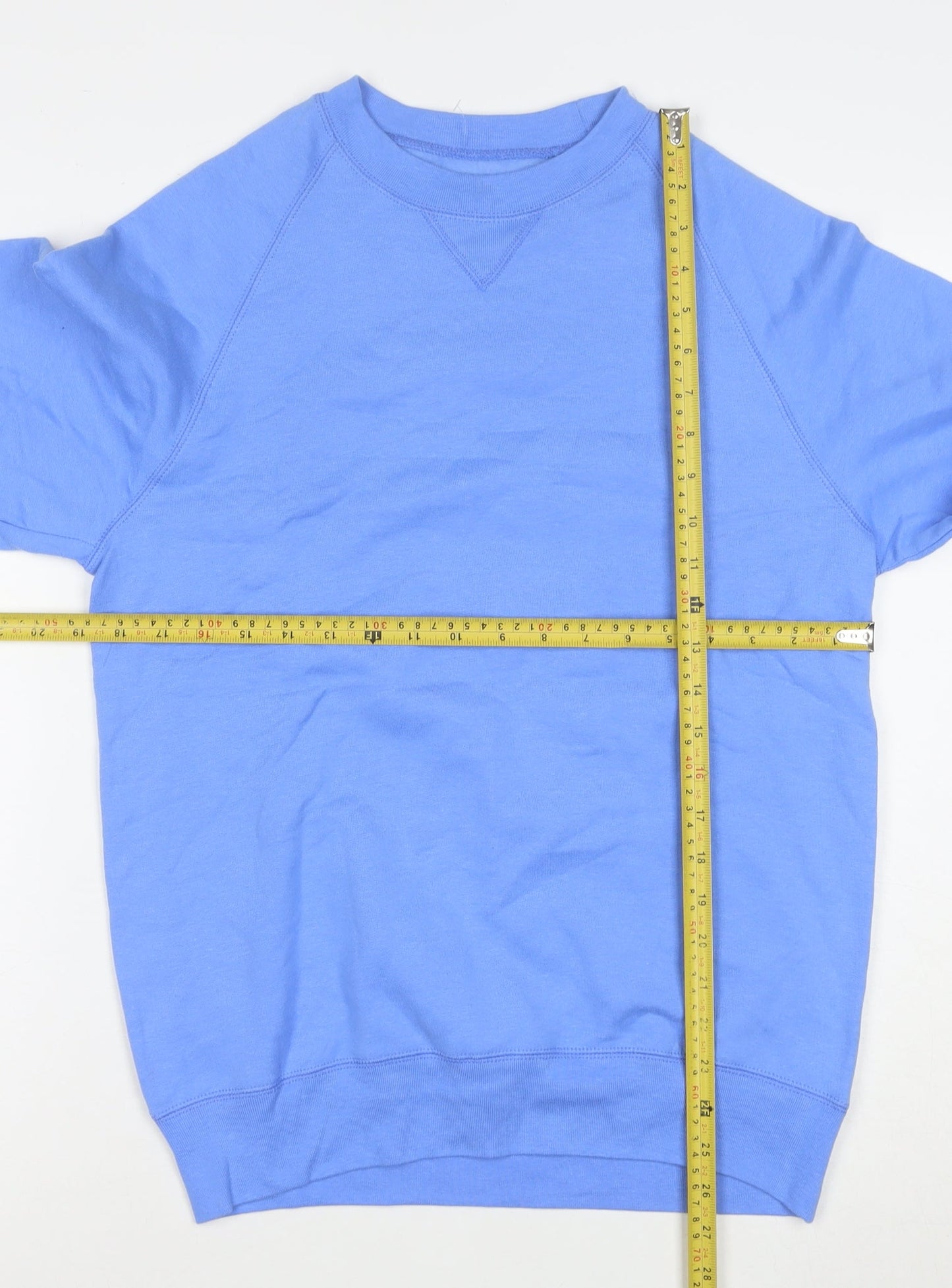 Hanes Men's Blue Crew Neck Pullover Sweatshirt Size S