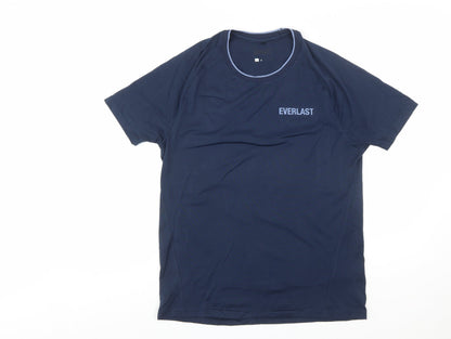 Everlast Men’s Blue Regular Fit Sports Graphic T-Shirt M
