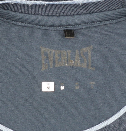 Everlast Men’s Blue Regular Fit Sports Graphic T-Shirt M