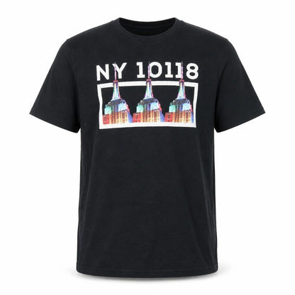White Threads Men's Black NY Graphic City T-Shirt Size M