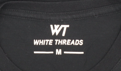 White Threads Men's Black NY Graphic City T-Shirt Size M