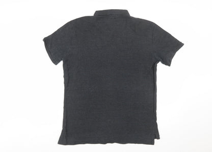 Ralph Lauren Men's Black Slim Fit Polo Shirt Size L