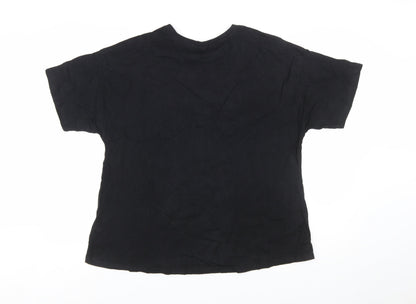 Tu Women’s Black Def Leppard Graphic Band T-Shirt Size 16