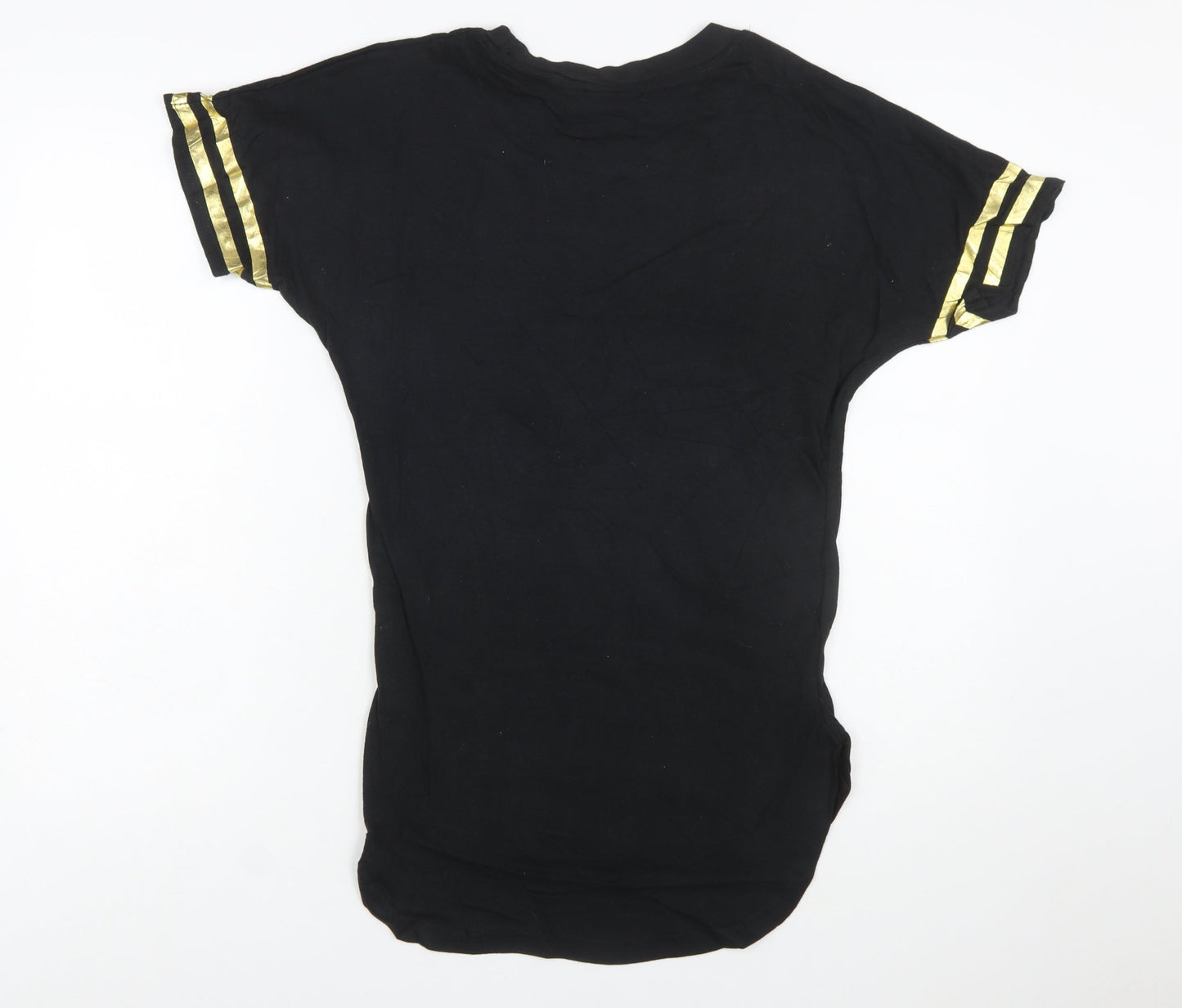 Harry Potter Women's Black Hogwarts Crest Cotton T-Shirt Size L