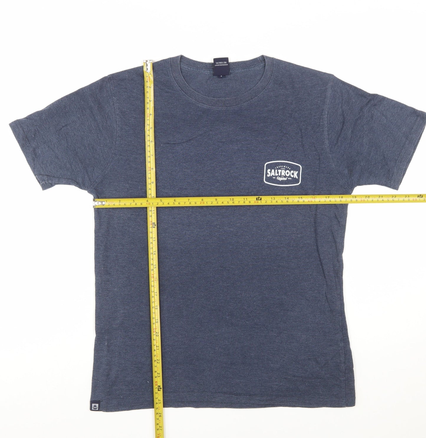 Saltrock Men's Blue Short Sleeve Crew Neck Graphic T-Shirt Size S
