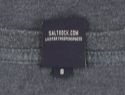 Saltrock Men's Blue Short Sleeve Crew Neck Graphic T-Shirt Size S