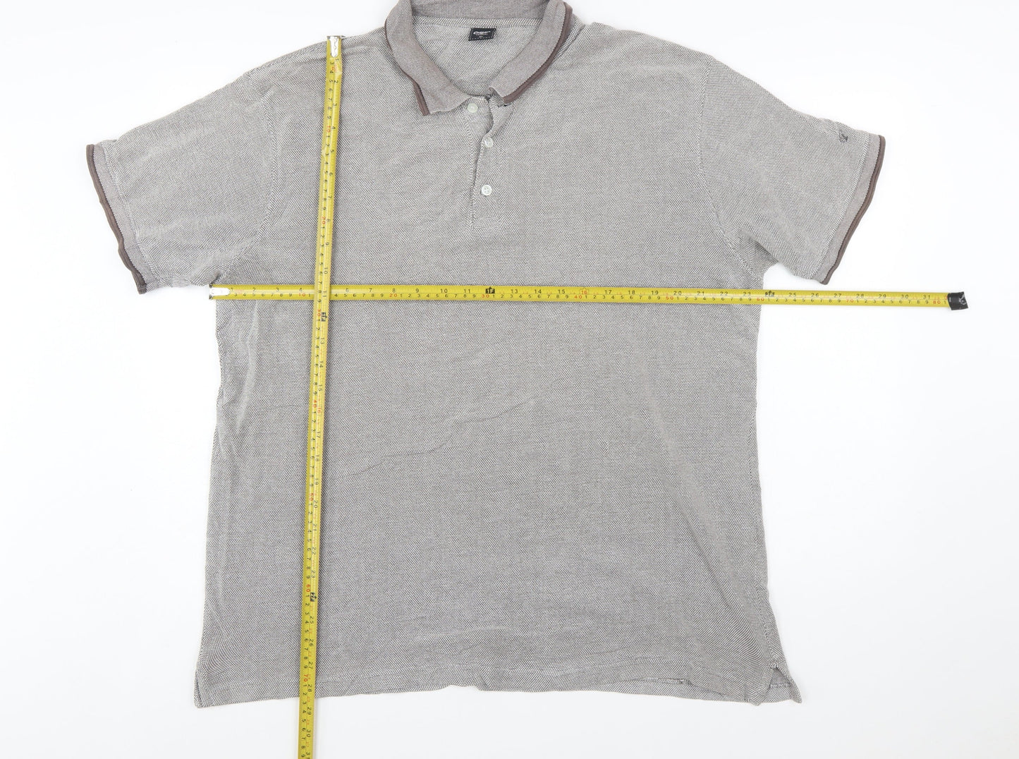 Cotton Traders Men's Hazelnut Brown XL Cotton Polo Shirt